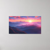 Toile Lever du soleil du matin (Recto)