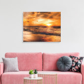 Toile Lever du soleil et paysage marin (Insitu(Salon))