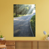 Toile Lever du soleil par le brouillard le long de Green (Insitu(Salon))