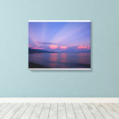 Toile Lever du soleil sur la mer (Insitu (Plancher de Bois))
