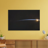 Toile Lever du soleil vu dans l'espace (Insitu(Salon))