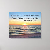 TOILE LEVER SUR LES PHILIPPIENS OCÉANS 4:13 IMPRIMER CAN (Recto)