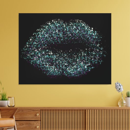 Toile Lèvres d'art Abstrait modernes #23 (Insitu(Salon))