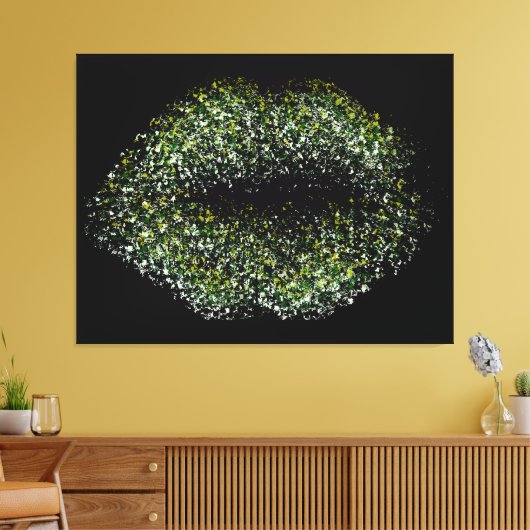 Toile Lèvres d'art Abstrait modernes #28 (Insitu(Salon))