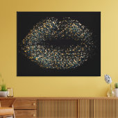 Toile Lèvres d'art Abstrait modernes #4 (Insitu(Salon))