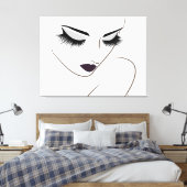 Toile Lèvres d'aubergine longues cils Extension Lash (Insitu(Chambre))