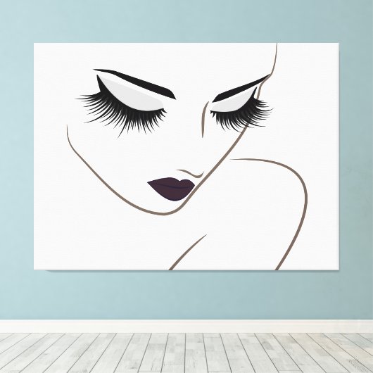 Toile Lèvres d'aubergine longues cils Extension Lash (Insitu (Plancher de Bois))