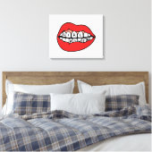 Toile Lèvres électriques pour filles (Insitu(Chambre))