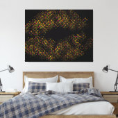 Toile Lèvres élégantes et colorées (Insitu(Chambre))