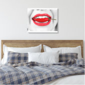 Toile Lèvres piment (Insitu(Chambre))