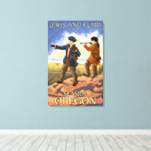 Toile Lewis et Clark - Seaside, Oregon (Insitu (Plancher de Bois))