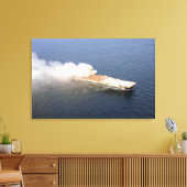 Toile L'ex-Oriskany, un avion déclassé (Insitu(Salon))