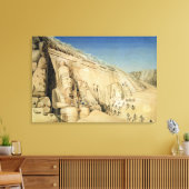 Toile L'Excavation du Grand Temple de Ramsès II, (Insitu(Salon))