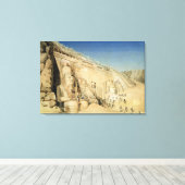 Toile L'Excavation du Grand Temple de Ramsès II, (Insitu (Plancher de Bois))