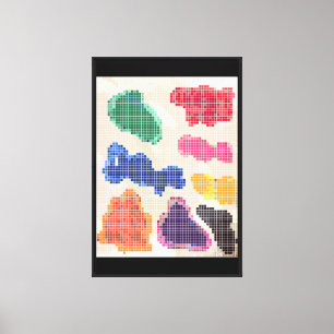 Toile L'expérience Pixel de Kandi