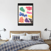Toile L'expérience Pixel de Kandi (Insitu(Chambre))
