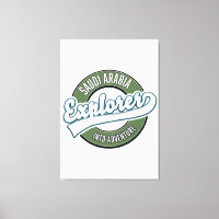 L'explorateur saoudien dans le logo aventure