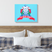 Toile L'Express polaire | Elfes debout En Train (Insitu(Chambre))