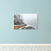 Toile L'Express polaire fait le tour (Insitu (Plancher de Bois))