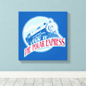 Toile L'Express polaire | Insigne de train (Insitu (Plancher de Bois))