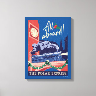Toile L'Express Polaire - Tout À Bord !