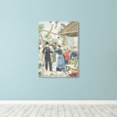 Toile L'expulsion des pauvres des taudis (Insitu (Plancher de Bois))