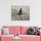 Toile Lézard noir (Insitu(Salon))