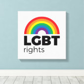 Toile LGBT Ribow (Insitu (Plancher de Bois))