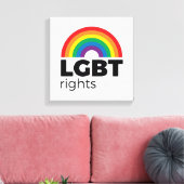 Toile LGBT Ribow (Insitu(Salon))