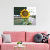 Toile L'Herbe Est Toujours Plus Verte Tournesol Canvas A (Insitu(Salon))