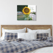 Toile L'Herbe Est Toujours Plus Verte Tournesol Canvas A (Insitu(Chambre))