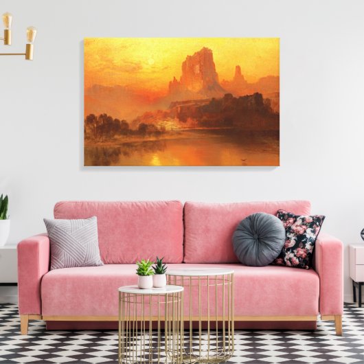 Toile L'Heure d'or, Moran, 1875 (Insitu(Salon))