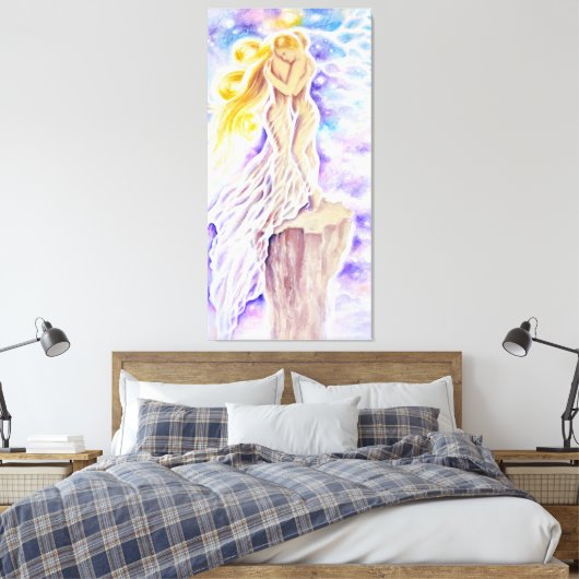 Toile L'histoire de deux filles et leur amour fragile (Insitu(Chambre))