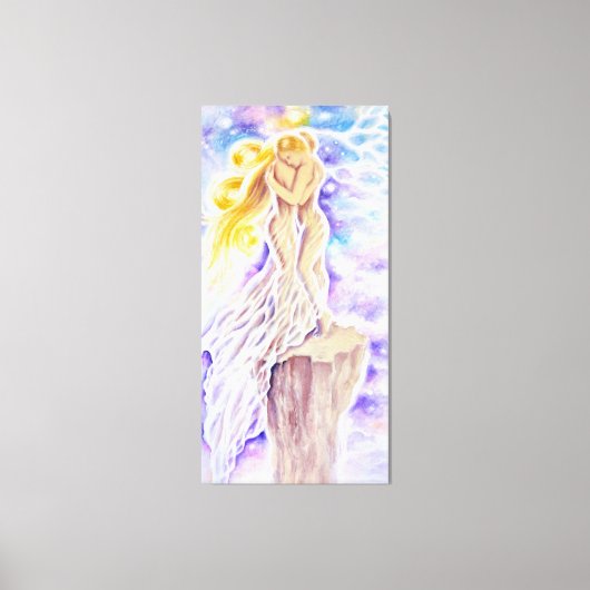 Toile L'histoire de deux filles et leur amour fragile (Recto)