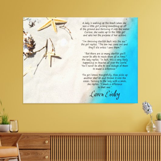 Toile L'histoire de Starfish (Insitu(Salon))