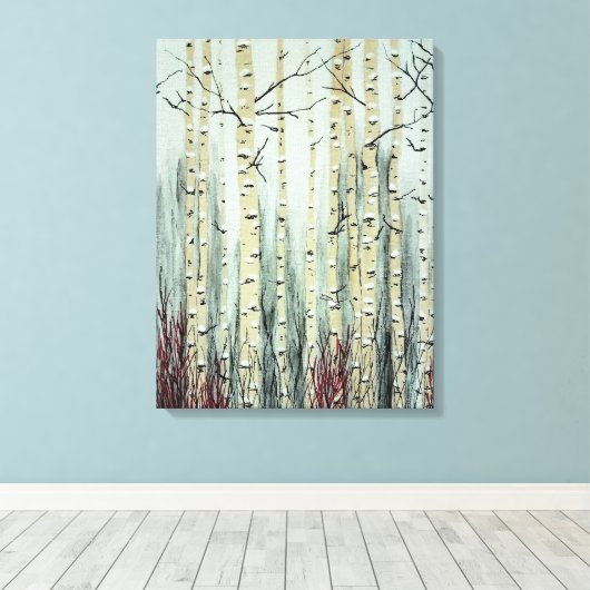 Toile L'hiver à Aspen Grove (Insitu (Plancher de Bois))