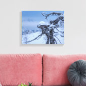 Toile L'hiver alien en bois (Insitu(Salon))