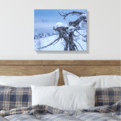 Toile L'hiver alien en bois (Insitu(Chambre))