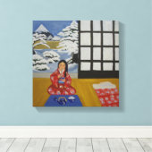 Toile L'hiver au Japon (Insitu (Plancher de Bois))