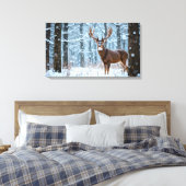 Toile L'hiver Buck Canvas (Insitu(Chambre))