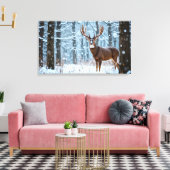 Toile L'hiver Buck Canvas (Insitu(Salon))