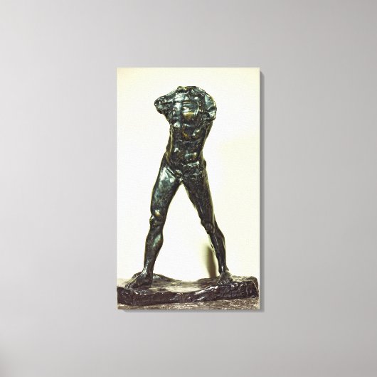 Toile L'homme qui marche, 1877 (bronze) (Recto)