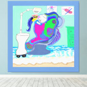 Toile L'hygiéniste 🦷 dentaire (Insitu (Plancher de Bois))