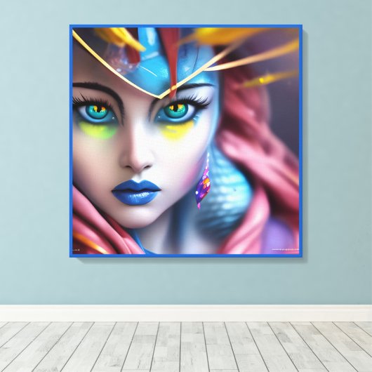 Toile L'hypnotiste (Insitu (Plancher de Bois))