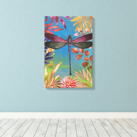 Toile libellule (Insitu (Plancher de Bois))
