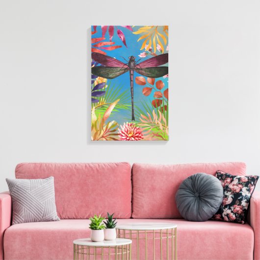 Toile libellule (Insitu(Salon))