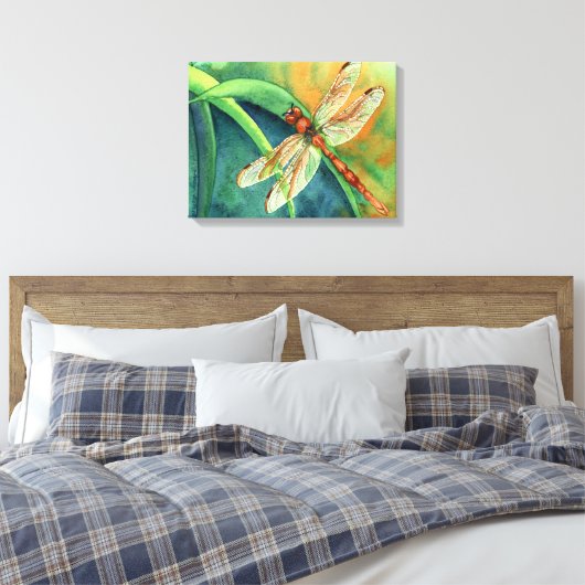 Toile libellule (Insitu(Chambre))