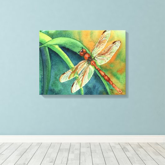 Toile libellule (Insitu (Plancher de Bois))
