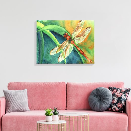 Toile libellule (Insitu(Salon))