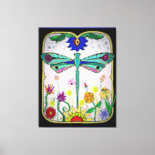 Toile libellule (Recto)